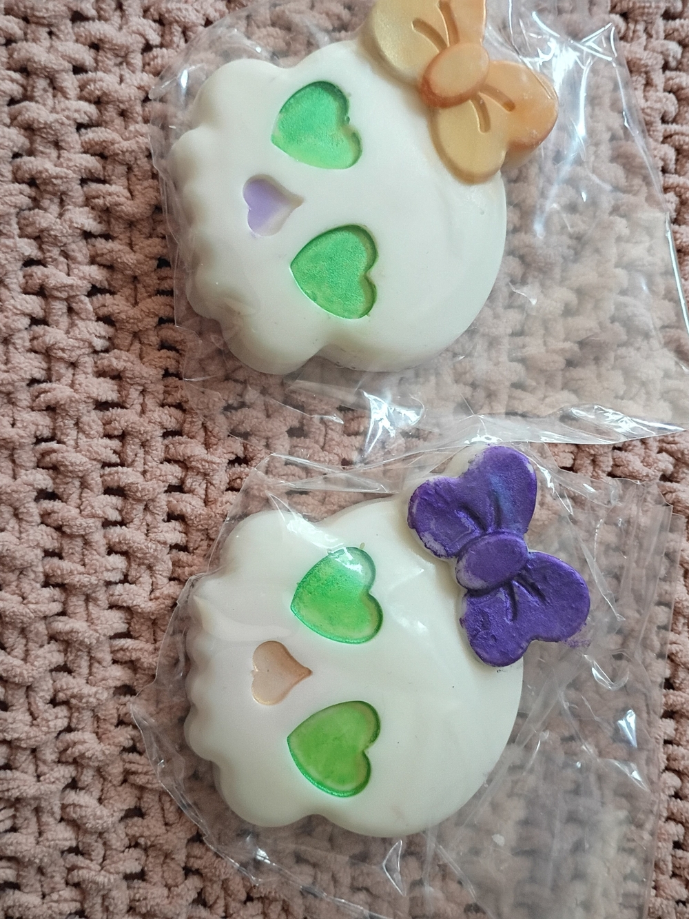 Set Of 2 Sugar Skull Shaped Decorative Soap Bars